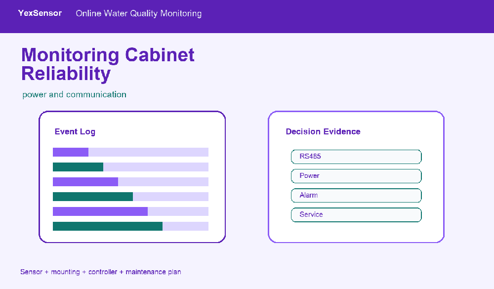 Online Monitoring Cabinet Reliability: Power, Grounding and Communication Checks