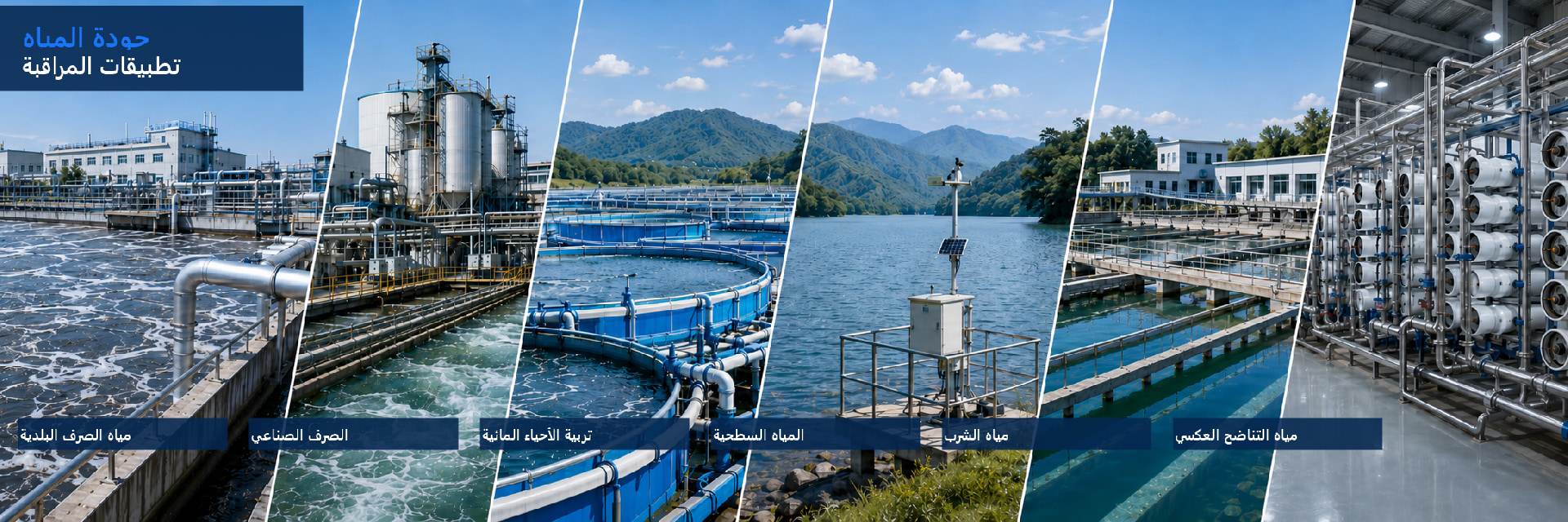 نظام مراقبة جودة المياه عبر الإنترنت باستخدام أجهزة الاستشعار