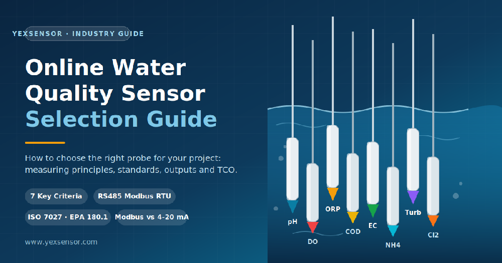How to Choose an Online Water Quality Sensor: The Complete Engineer's Guide