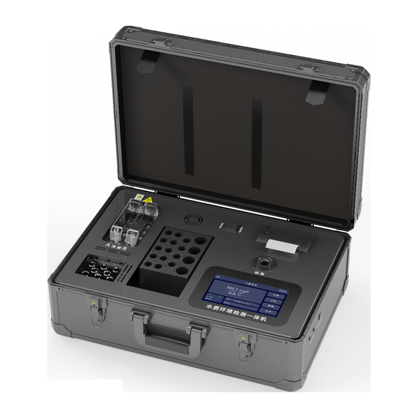 YEX-L1-WS mobile water quality workstation with IP65 enclosure and battery power for field water quality testing