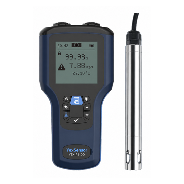 YEX-P1-DO portable dissolved oxygen meter for field verification