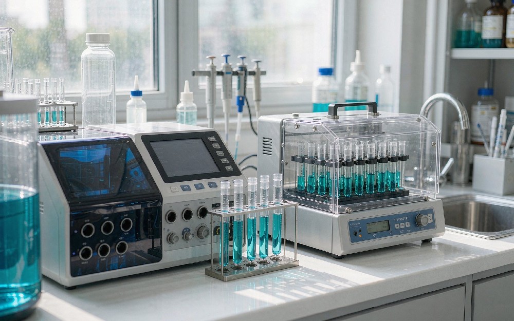 COD, Ammonia, Total Phosphorus Testing in a Wastewater Laboratory: Setting Up a Multi-Parameter Bench