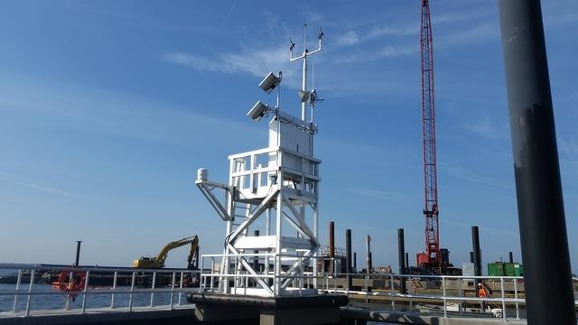 buoy water quality monitoring on lake